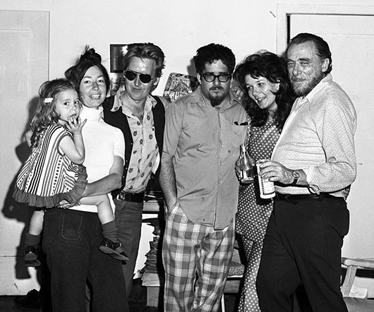 Sam Cherry: Photographs of Charles Bukowski, The Black Cat, and Skid Row, installation view, Track 16 Gallery