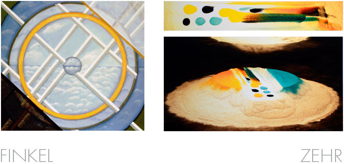 Bruria Finkel: The Complete Aleph Series / Connie Zehr: Angles of Repose, installation view, Track 16 Gallery